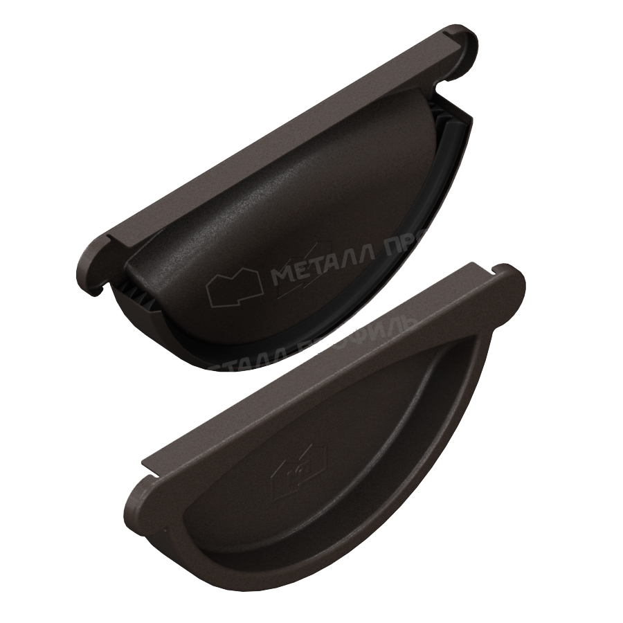 Foramina Freeze заглушка желоба Ø125 мм DarkBrown темно-коричневый