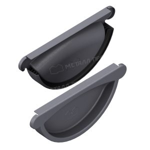 Foramina Freeze заглушка желоба Ø125 мм Grey серый