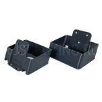 Крепление перил наклонное графит