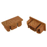 Заглушка торцевая для перил орех