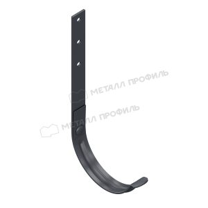 Держатель желоба GS lite Ø125/90 мм RAL7024 серый