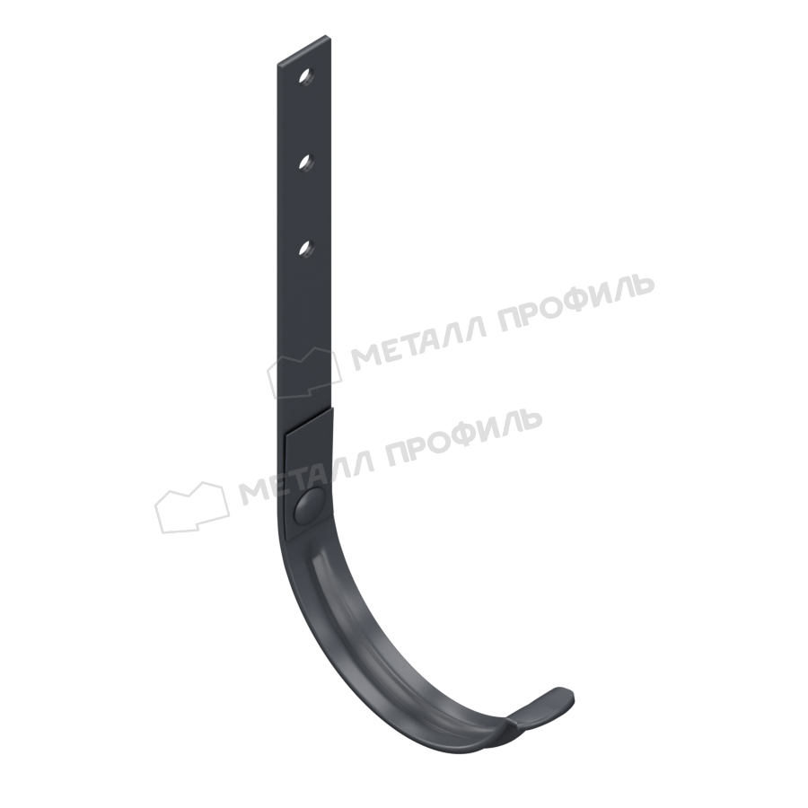 Держатель желоба GS lite Ø125/90 мм RAL7024 серый