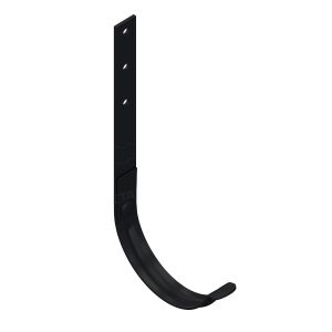 Держатель желоба GS lite Ø125/90 мм RAL9005 черный