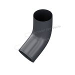 Колено сливное GS lite Ø125/90 мм RAL7024 серый