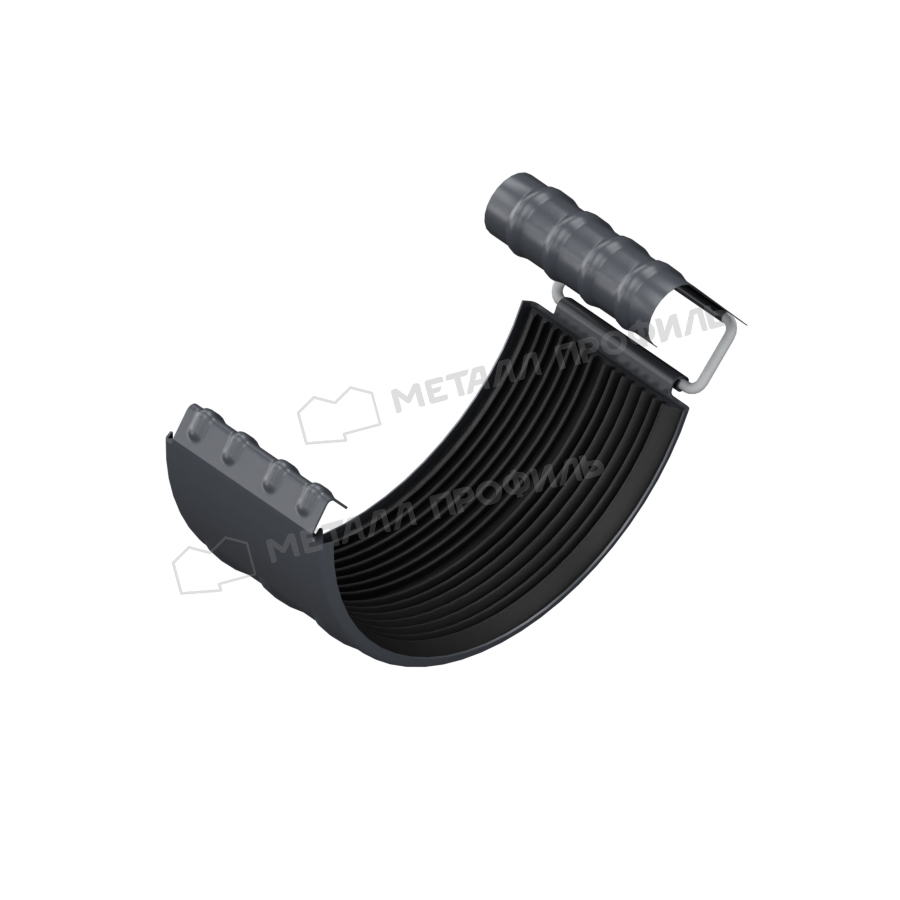 Соединитель желоба GS lite Ø125/90 мм RAL7024 серый