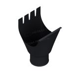 Воронка выпускная GS lite Ø125/90 мм RAL9005 черный