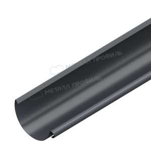 Желоб водосточный GS lite Ø125/90 мм RAL7024 серый