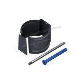 Держатель трубы (на кирпич) GS lite Ø125/90 мм RAL7024 серый