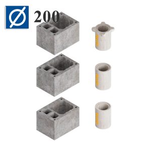 Schiedel ISOTOR комплект дымохода 0,33 м.п. с вентканалом Ø200 мм