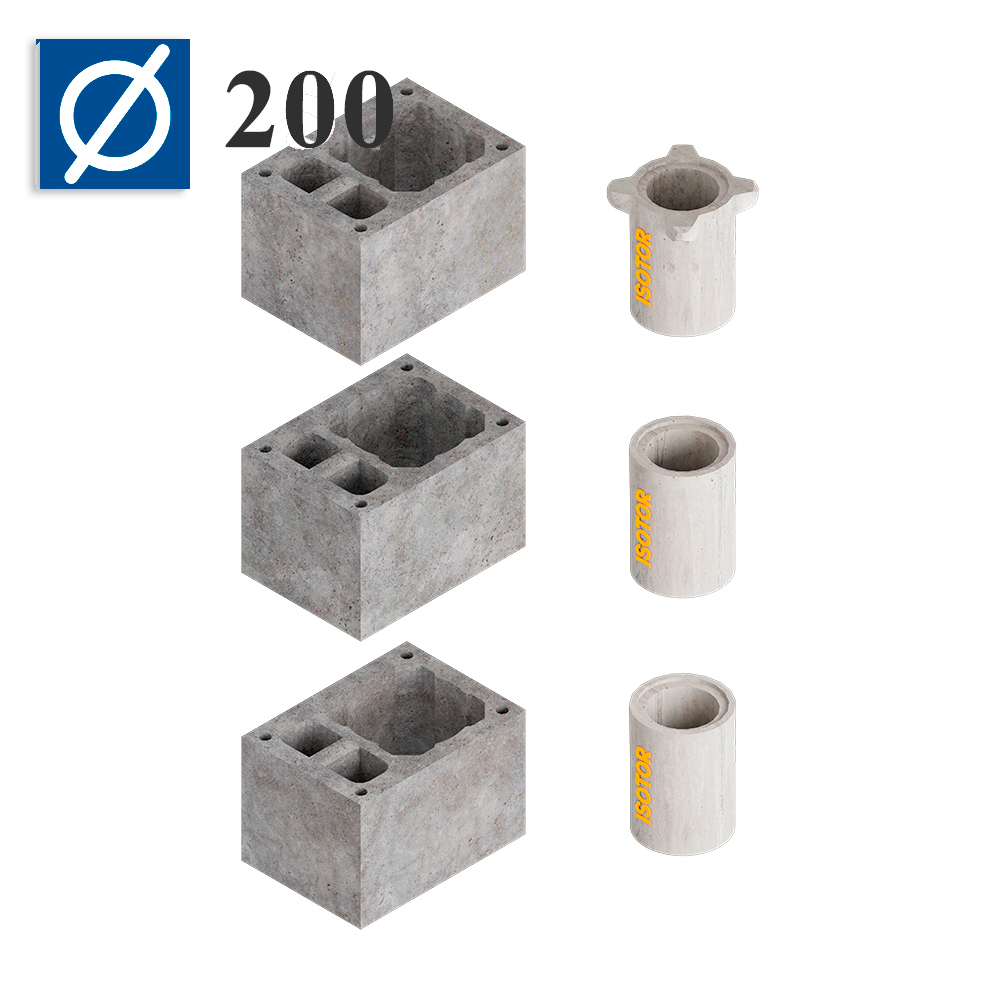 Schiedel ISOTOR комплект дымохода 0,33 м.п. с вентканалом Ø200 мм