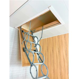 Чердачная лестница LST-Lite Fakro металлическая ножничная