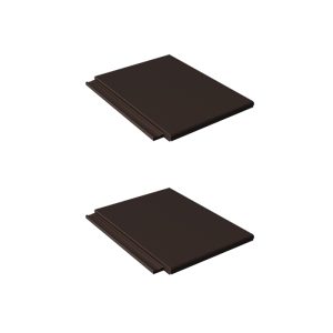 Braas цементно-песчаная черепица рядовая Тегалит темно-коричневый