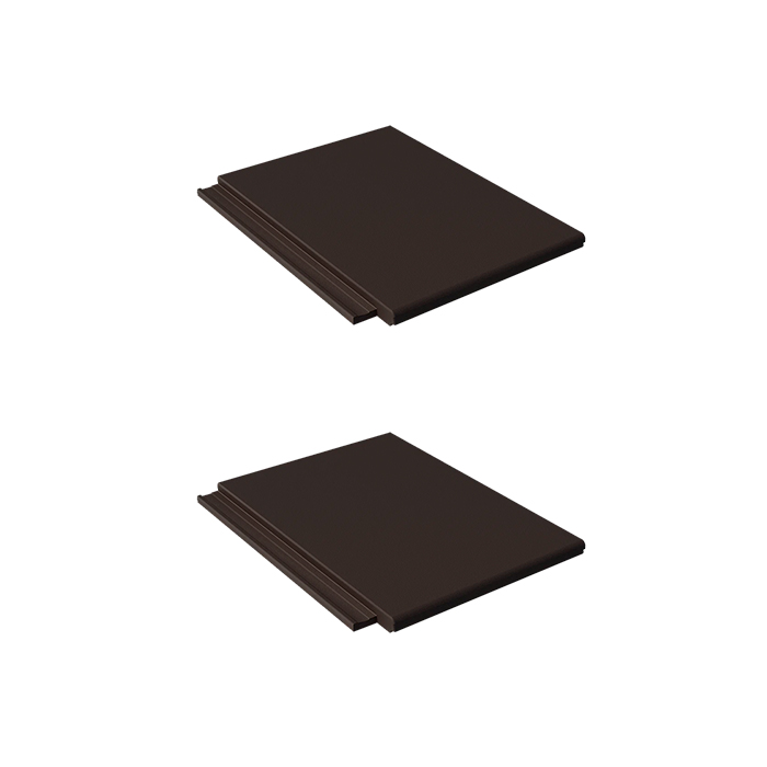 Braas цементно-песчаная черепица рядовая Тегалит темно-коричневый