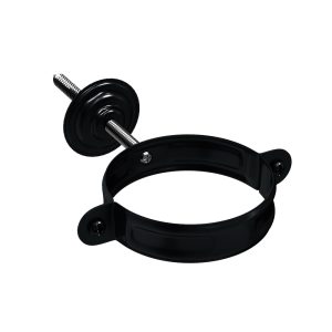 Aquasystem хомут трубы Ø125/90 мм Polyester RAL9005 черный