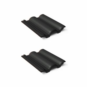 Braas цементно-песчаная черепица рядовая Таунус черный