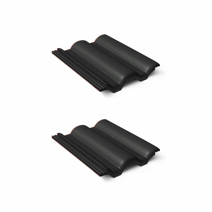 Braas цементно-песчаная черепица рядовая Таунус черный