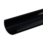 Aquasystem желоб водосточный 3 метра Ø125/90 мм Polyester RAL9005 черный