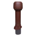 Вентиляционный выход утепленный 125/ИЗ/700 vilpe шоколадный