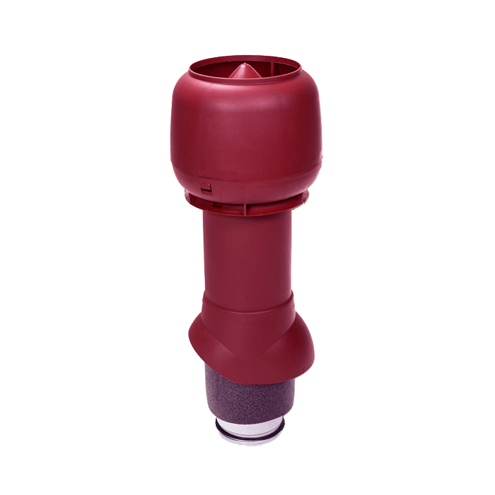 Вентиляционный выход утепленный 125/ИЗ/500 vilpe бордо